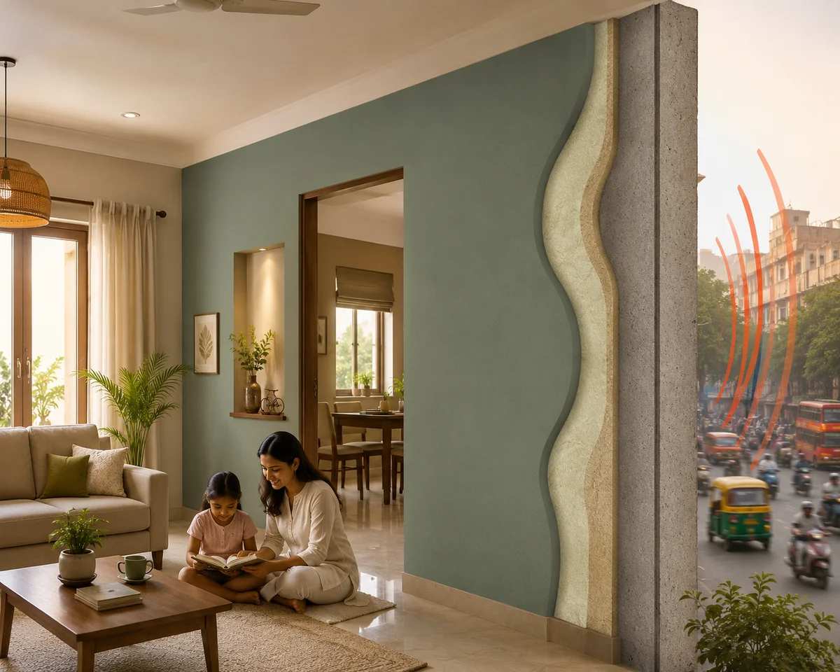 Exploring the Benefits of Acoustic Paints in Indian Homes for Noise Reduction