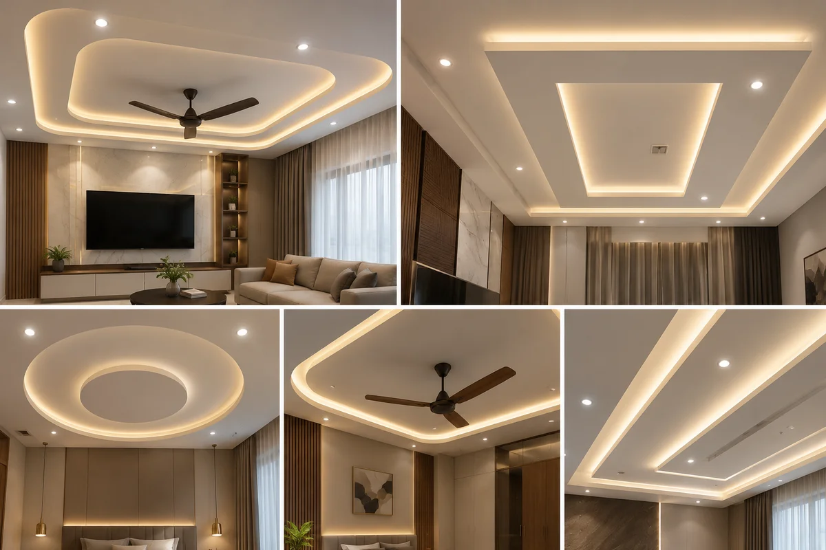False Ceiling Design Guide (2026): POP vs Gypsum Ceiling – Which One Should You Choose?