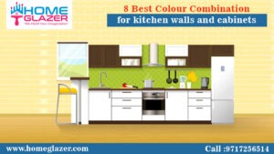 8 Best Colours Combination for Kitchen Walls and Cabinets