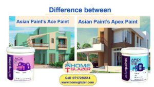 Difference between Asian Paint’s Ace Paint and Asian Paint’s Apex Paint