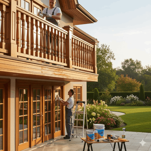 Protecting Outdoor Wood Windows, Balconies, and Doors